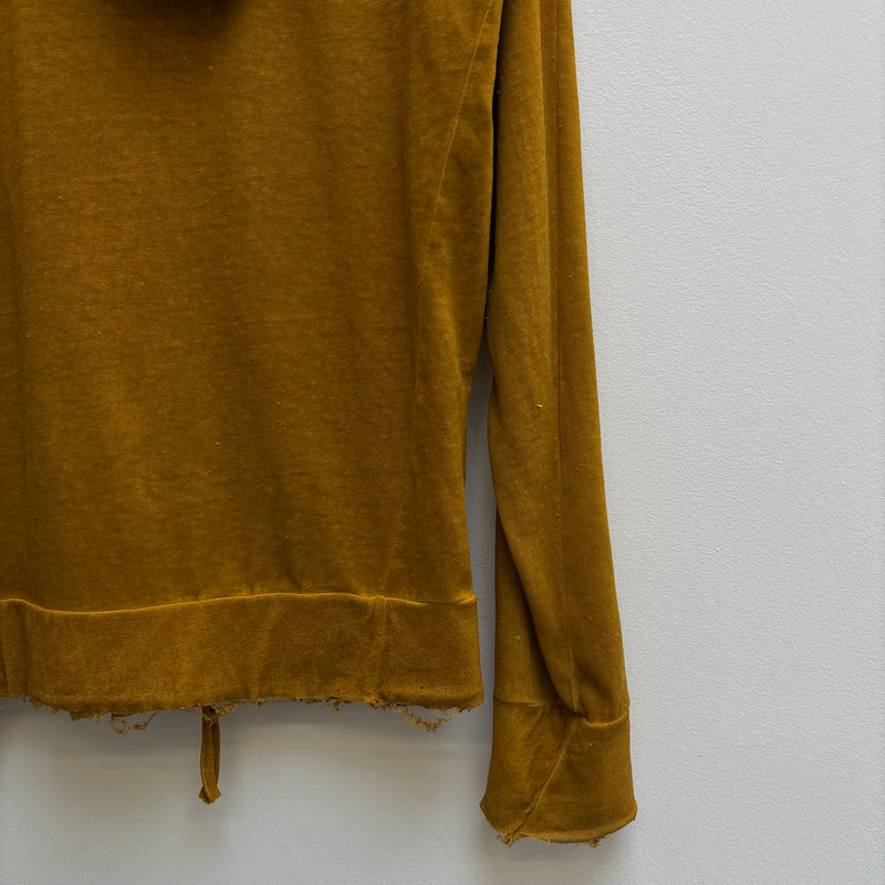 Boris Bidjan Saberi Mustard Zip Up Hoodie