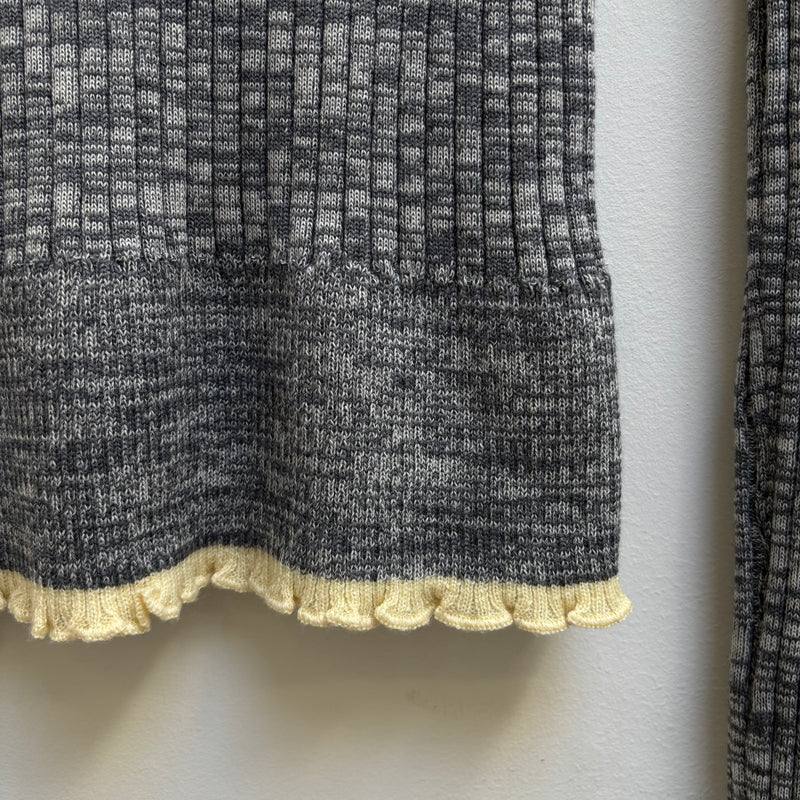 Jil Sander Fold Over Turtleneck Knit Sweater
