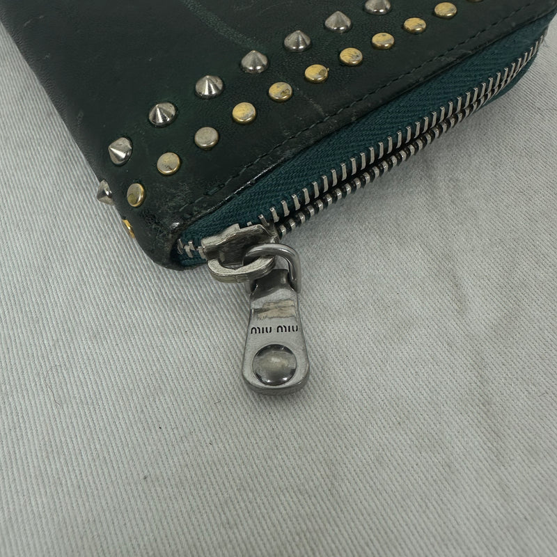 Miu Miu Studded Wallet