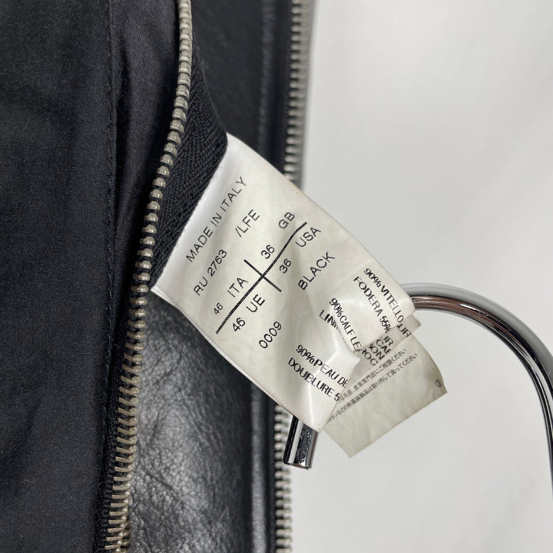 FW11 Rick Owens “Limo” Sternberg Calfskin Leather Jacket