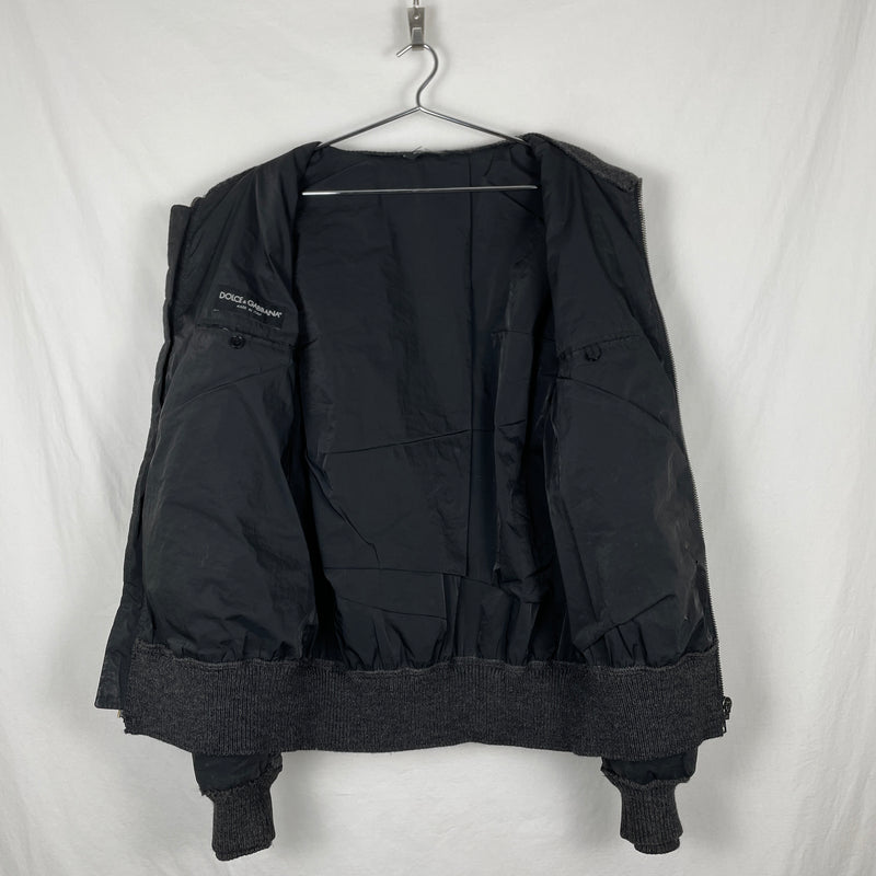 00s Dolce & Gabbana Quilted Zip Jacket