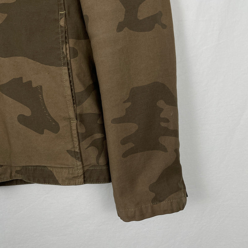 Kyoji Maruyama Fur Lined Camo Zip Jacket