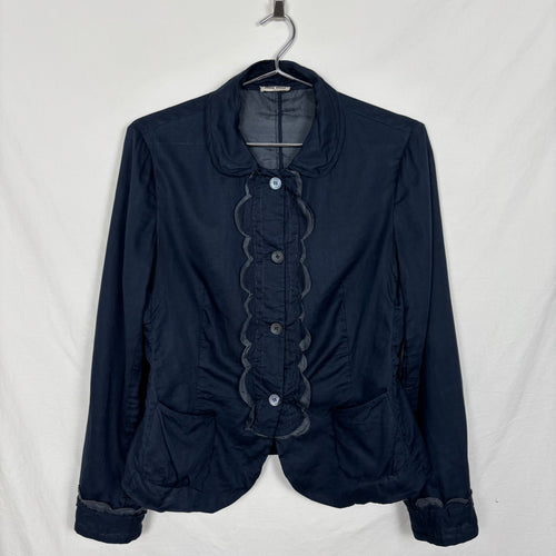Miu Miu Pedal Ruffle Blouse