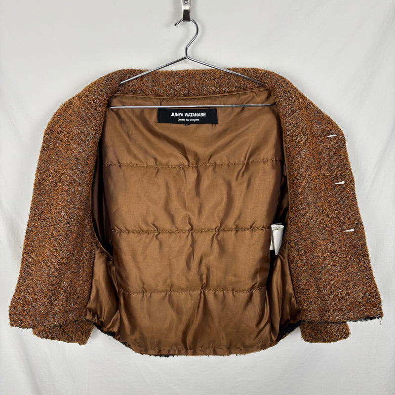 FW05 Junya Watanabe Cropped Button Up Wool Jacket