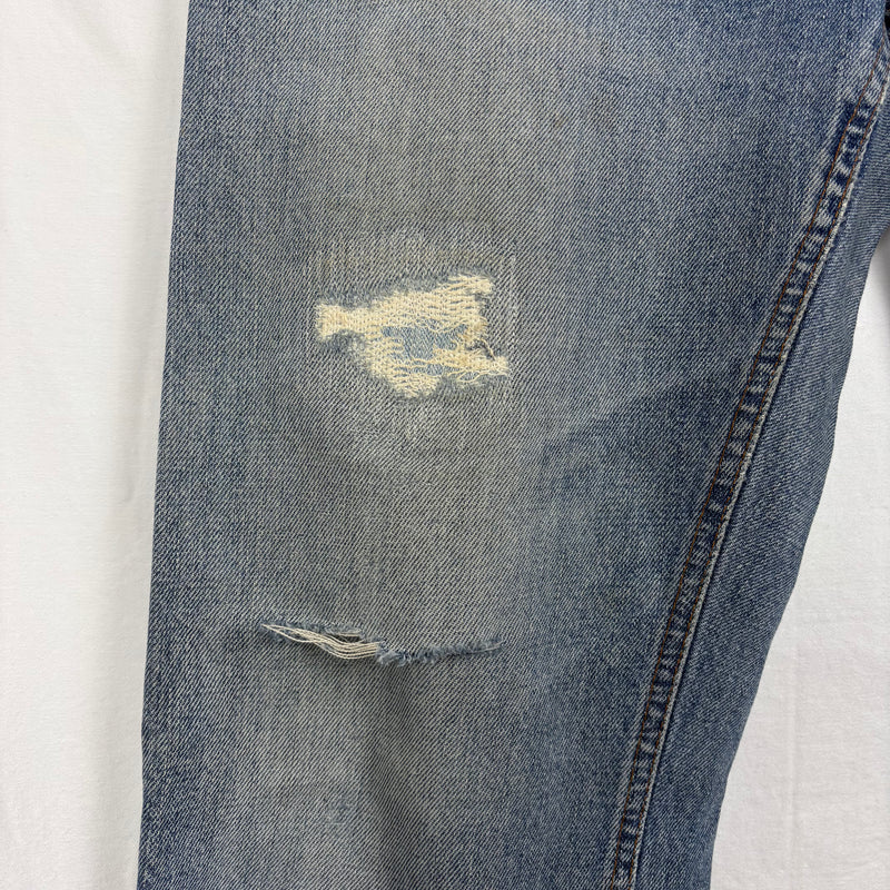 00s Dolce&Gabbana Distressed Light Wash Mom Jeans