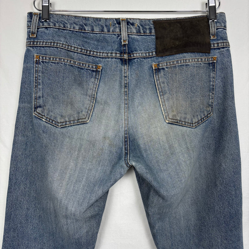 00s Dolce&Gabbana Distressed Light Wash Mom Jeans