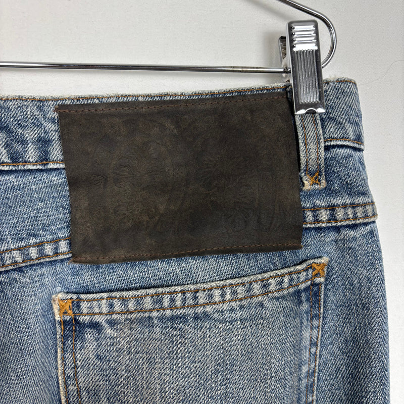 00s Dolce&Gabbana Distressed Light Wash Mom Jeans