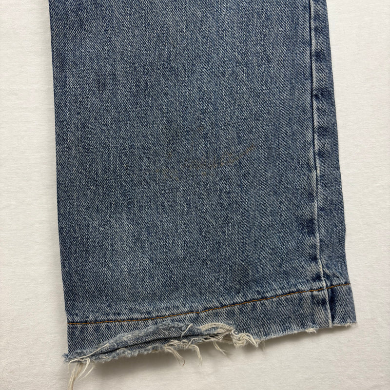 00s Dolce&Gabbana Distressed Light Wash Mom Jeans
