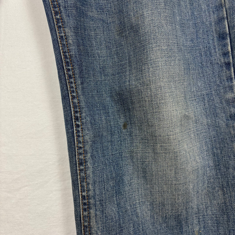 00s Dolce&Gabbana Coloured Stitch Dark Wash Relaxed Jeans