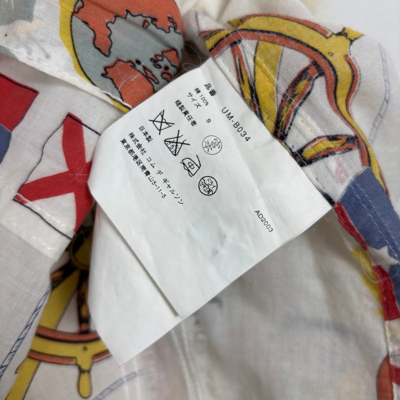 FW03 Junya Watanabe Pearl V-Neck Patterned Tank Top