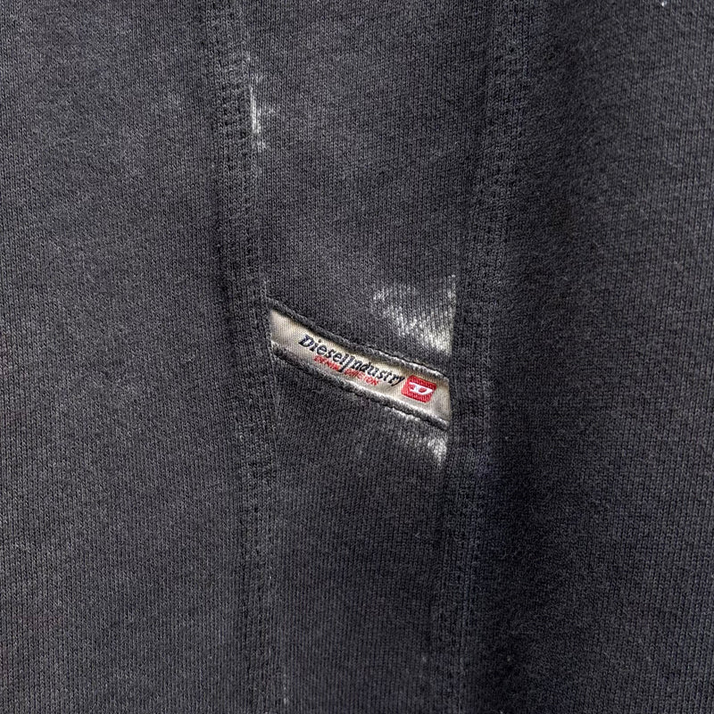 Diesel Industry Distressed Cape Grey Poncho