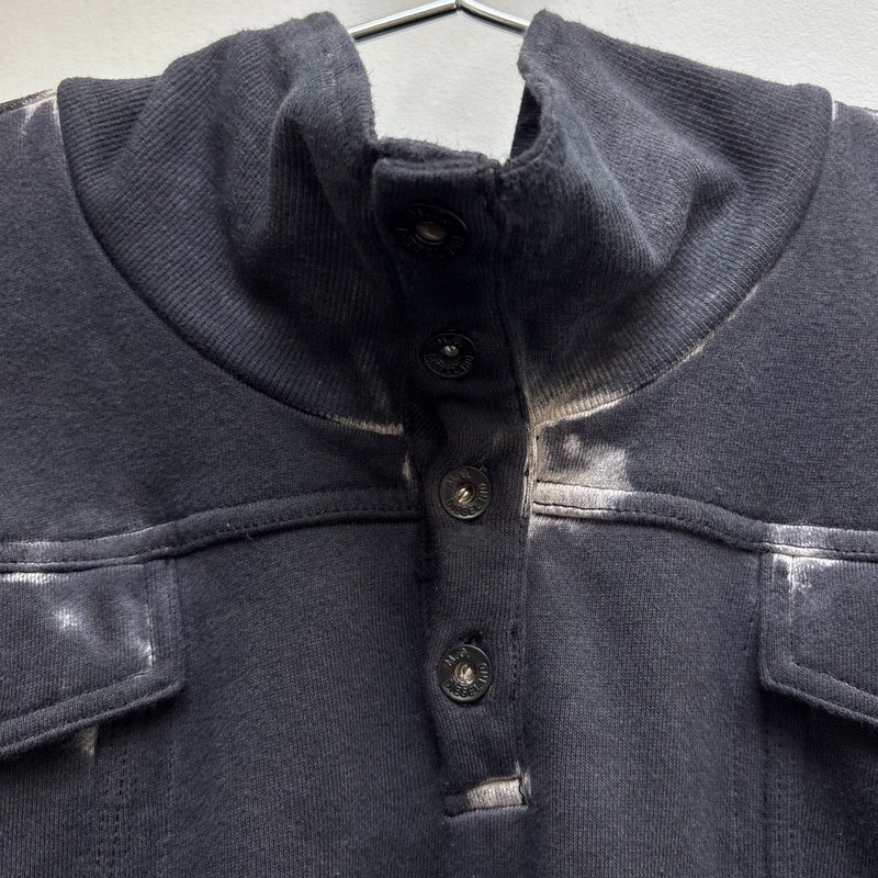 Diesel Industry Distressed Cape Grey Poncho