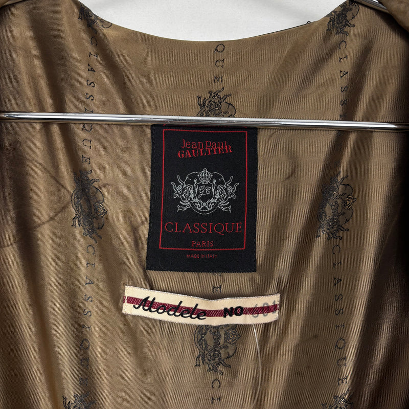 00s Jean Paul Gaultier Classique Back Printed Patterned Vest