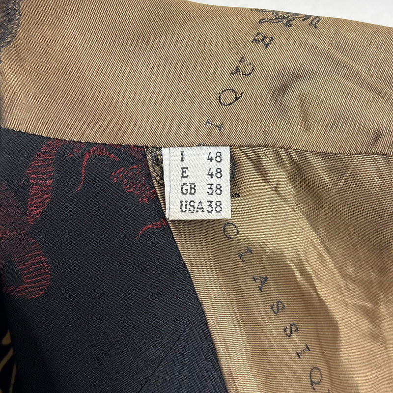00s Jean Paul Gaultier Classique Back Printed Patterned Vest