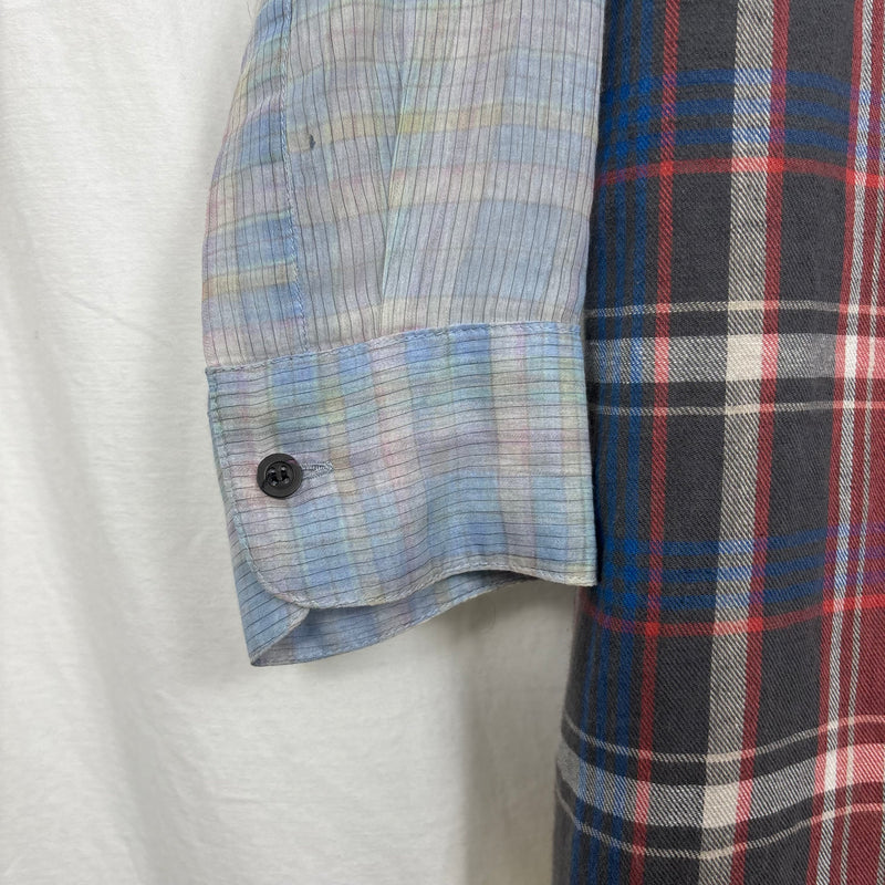 SS13 Dries Van Noten Plaid Blouse Dress