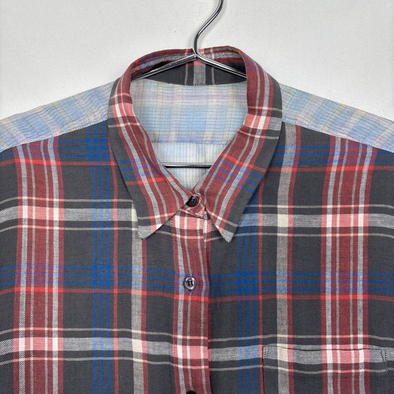SS13 Dries Van Noten Plaid Blouse Dress