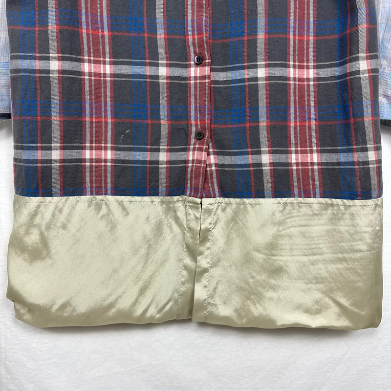 SS13 Dries Van Noten Plaid Blouse Dress