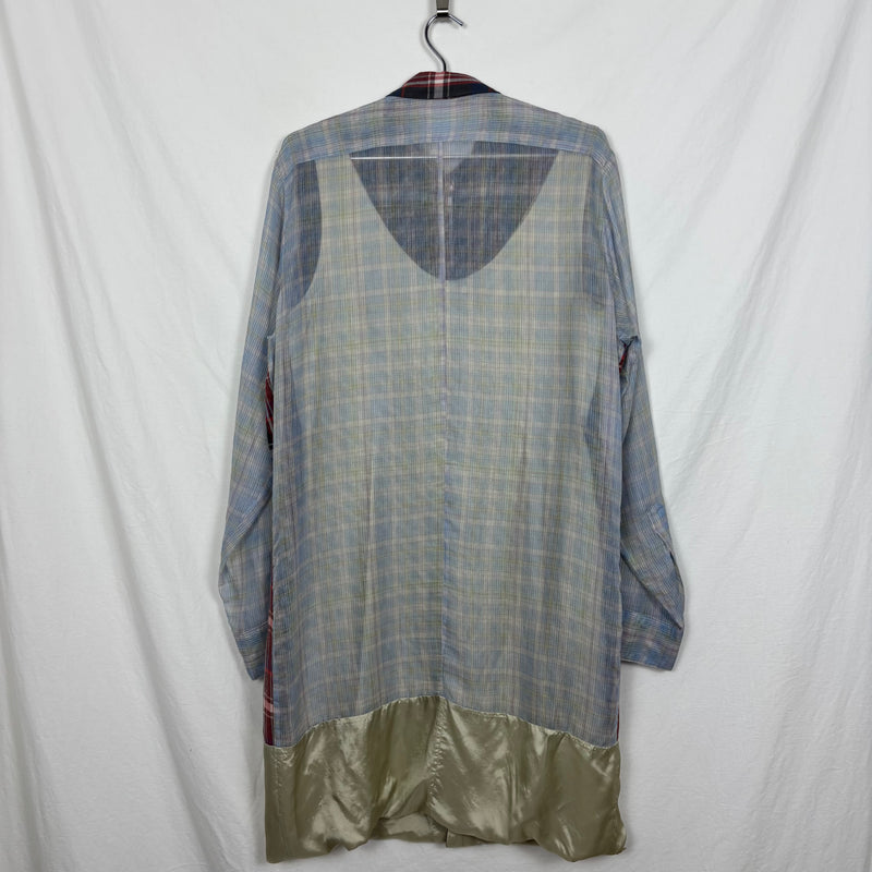SS13 Dries Van Noten Plaid Blouse Dress