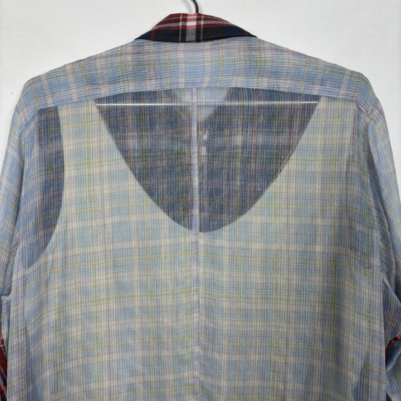 SS13 Dries Van Noten Plaid Blouse Dress