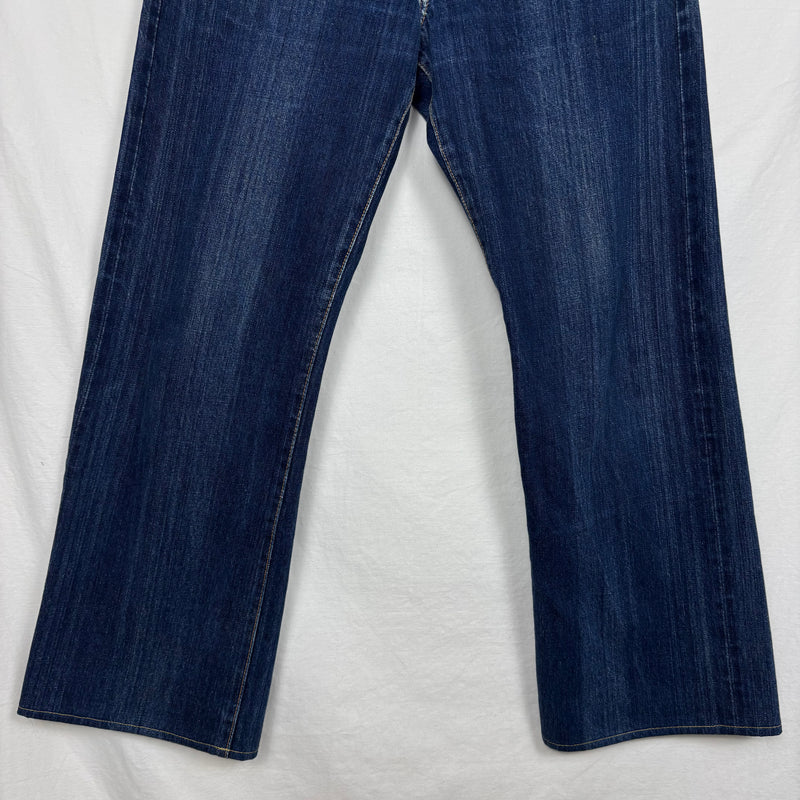 Yohji Yamamoto Dark Wash Straight Leg Jeans