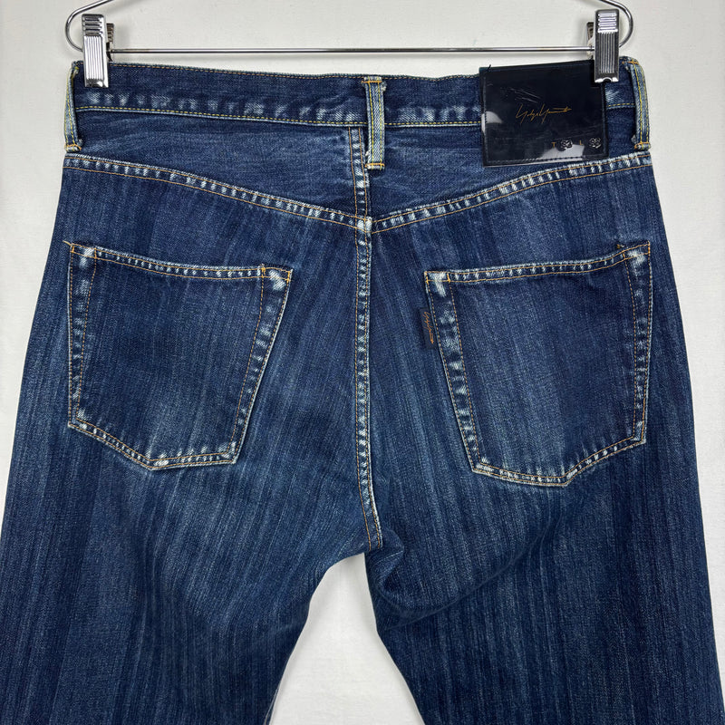 Yohji Yamamoto Dark Wash Straight Leg Jeans