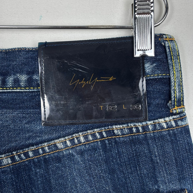 Yohji Yamamoto Dark Wash Straight Leg Jeans