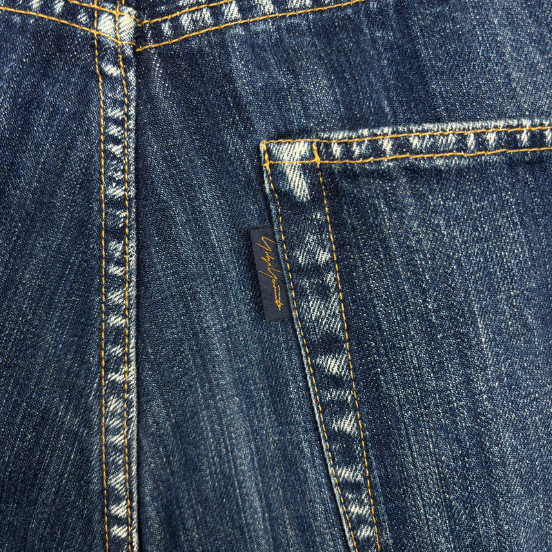 Yohji Yamamoto Dark Wash Straight Leg Jeans