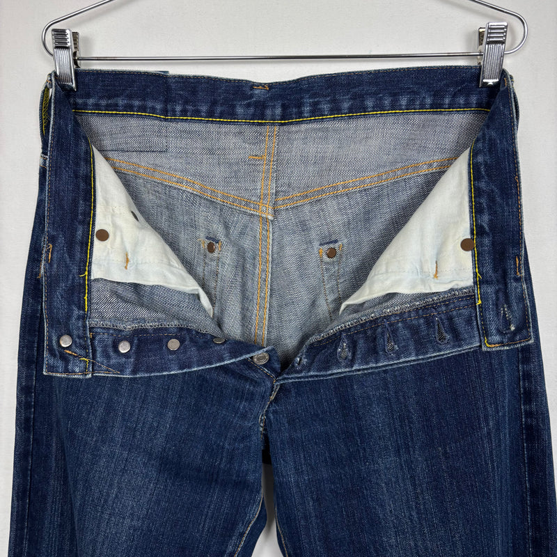 Yohji Yamamoto Dark Wash Straight Leg Jeans