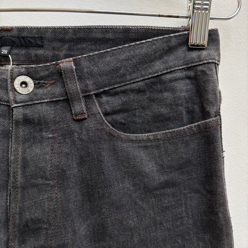 RipVanWinkle Fade Black Flared Denim