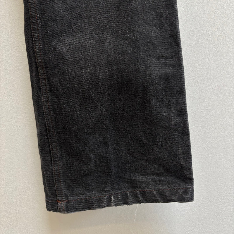 RipVanWinkle Fade Black Flared Denim