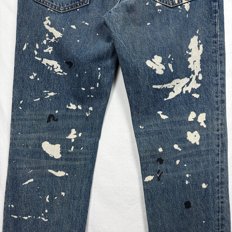 Helmut Lang Light Wash Painter Jeans