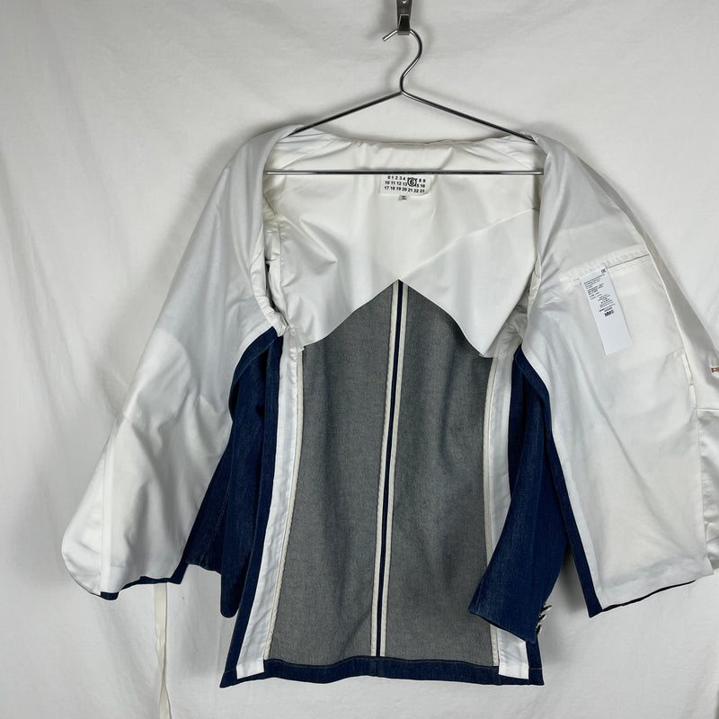 SS20 Maison Margiela MM6 Shawl Lapel Docking Blazer