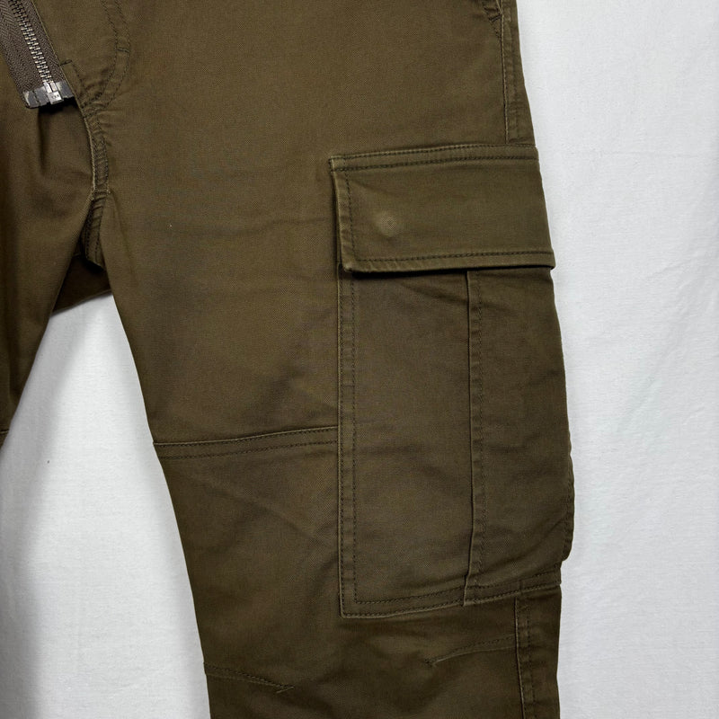 00s Katharine Hamnett Asymmetric Cargo Pants