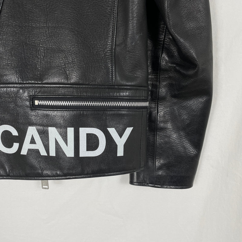 SS14 Undercover “Psychocandy” Biker Leather Jacket
