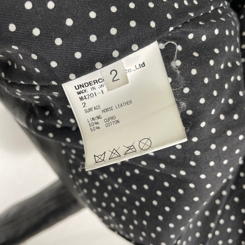 SS14 Undercover “Psychocandy” Biker Leather Jacket