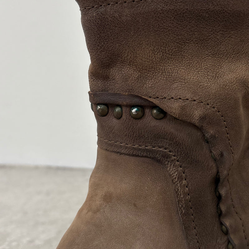 A.S. 98 Light Brown Shadow Ankle Boots