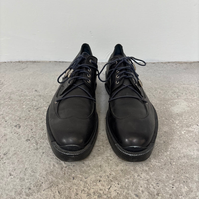 SS14 Christian Dior Homme By Kris Van Assche Steel Toe Derby Shoes