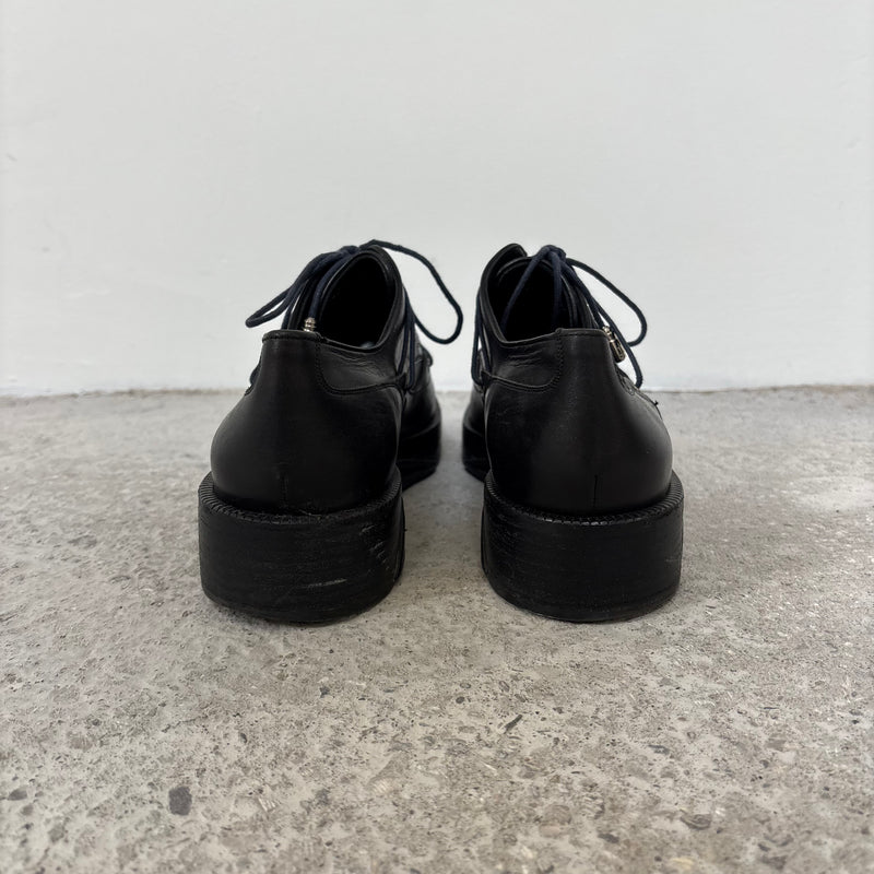 SS14 Christian Dior Homme By Kris Van Assche Steel Toe Derby Shoes