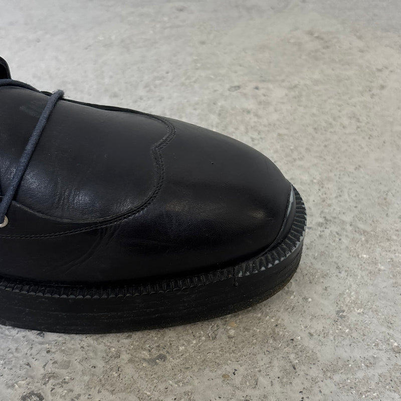 SS14 Christian Dior Homme By Kris Van Assche Steel Toe Derby Shoes