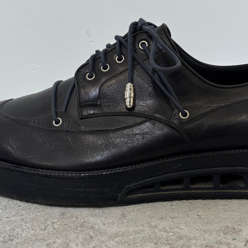 SS14 Christian Dior Homme By Kris Van Assche Steel Toe Derby Shoes