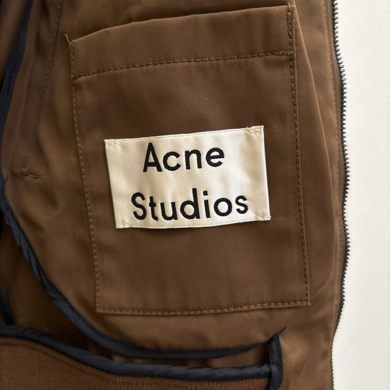 Acne Studios Light Brown Bomber Jacket