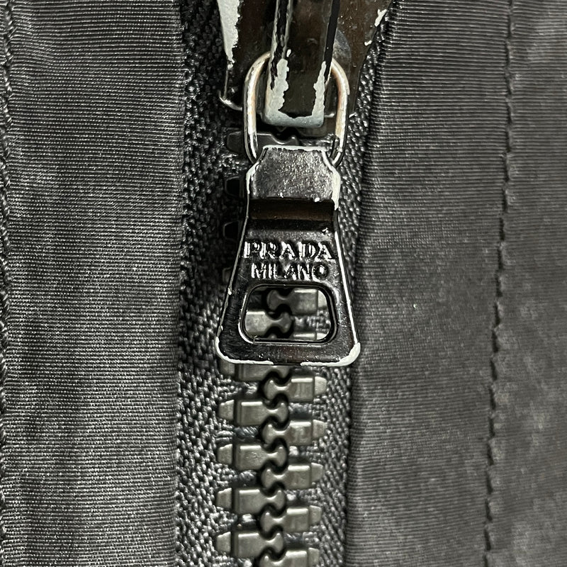 00s Prada Nylon Belted Zipper Skirt