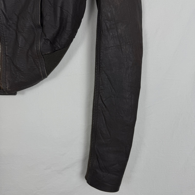 FW04 Rick Owens Cropped Bomber Jacket