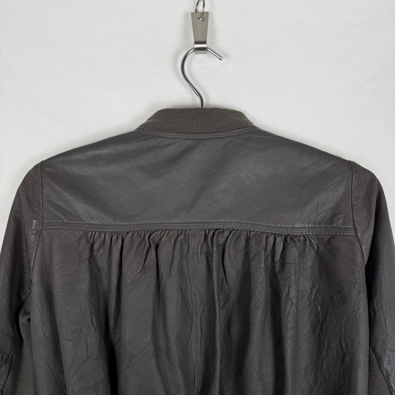 FW04 Rick Owens Cropped Bomber Jacket
