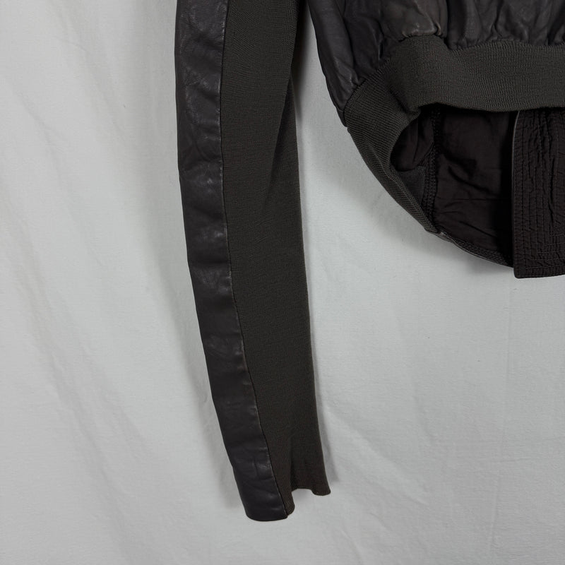 FW04 Rick Owens Cropped Bomber Jacket