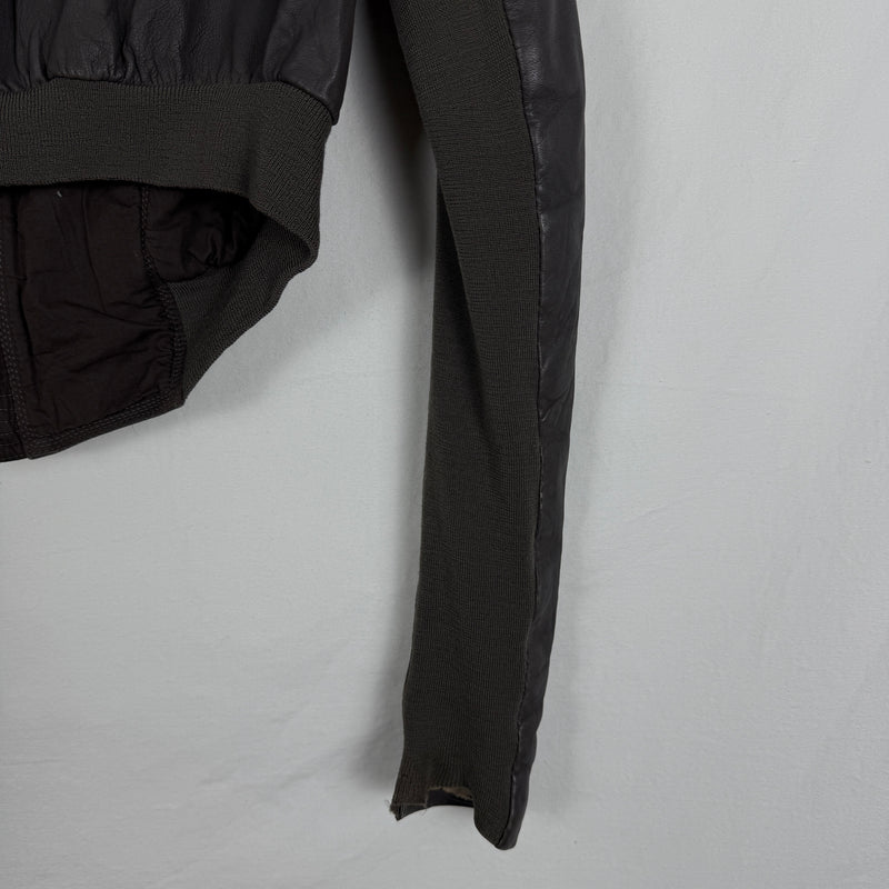 FW04 Rick Owens Cropped Bomber Jacket