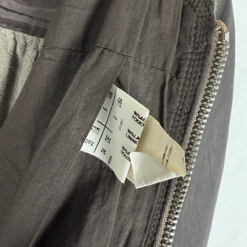 FW04 Rick Owens Cropped Bomber Jacket