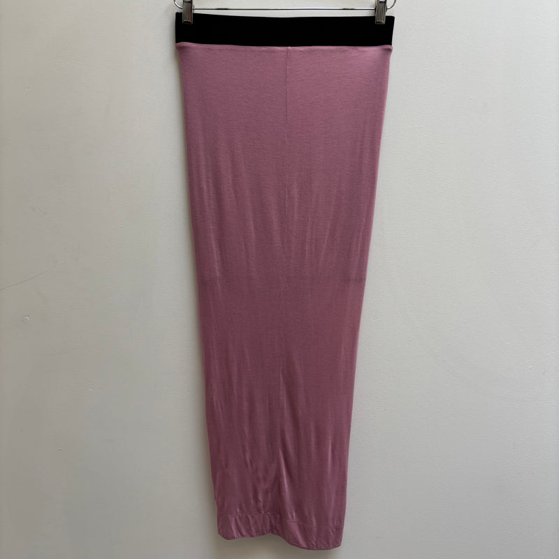 Helmut Lang Slack Jersey Draped Skirt