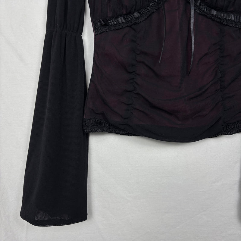 Parasuco Ruched Bell Sleeve Top