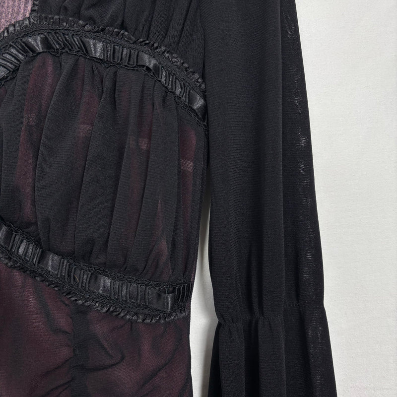 Parasuco Ruched Bell Sleeve Top